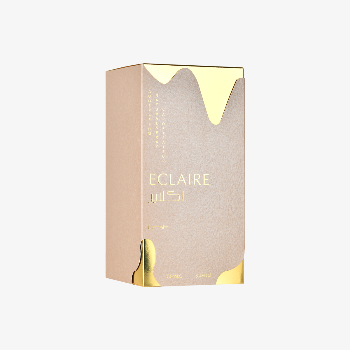 Official Lattafa Eclaire 100ml Eau de Parfum box