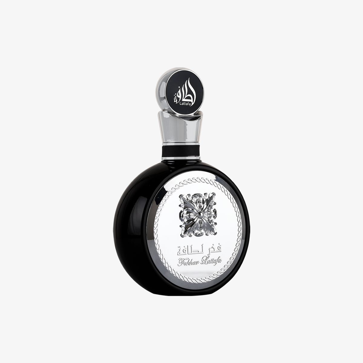 Official Lattafa Fakhar Black Men 100ml Eau de Parfum bottle