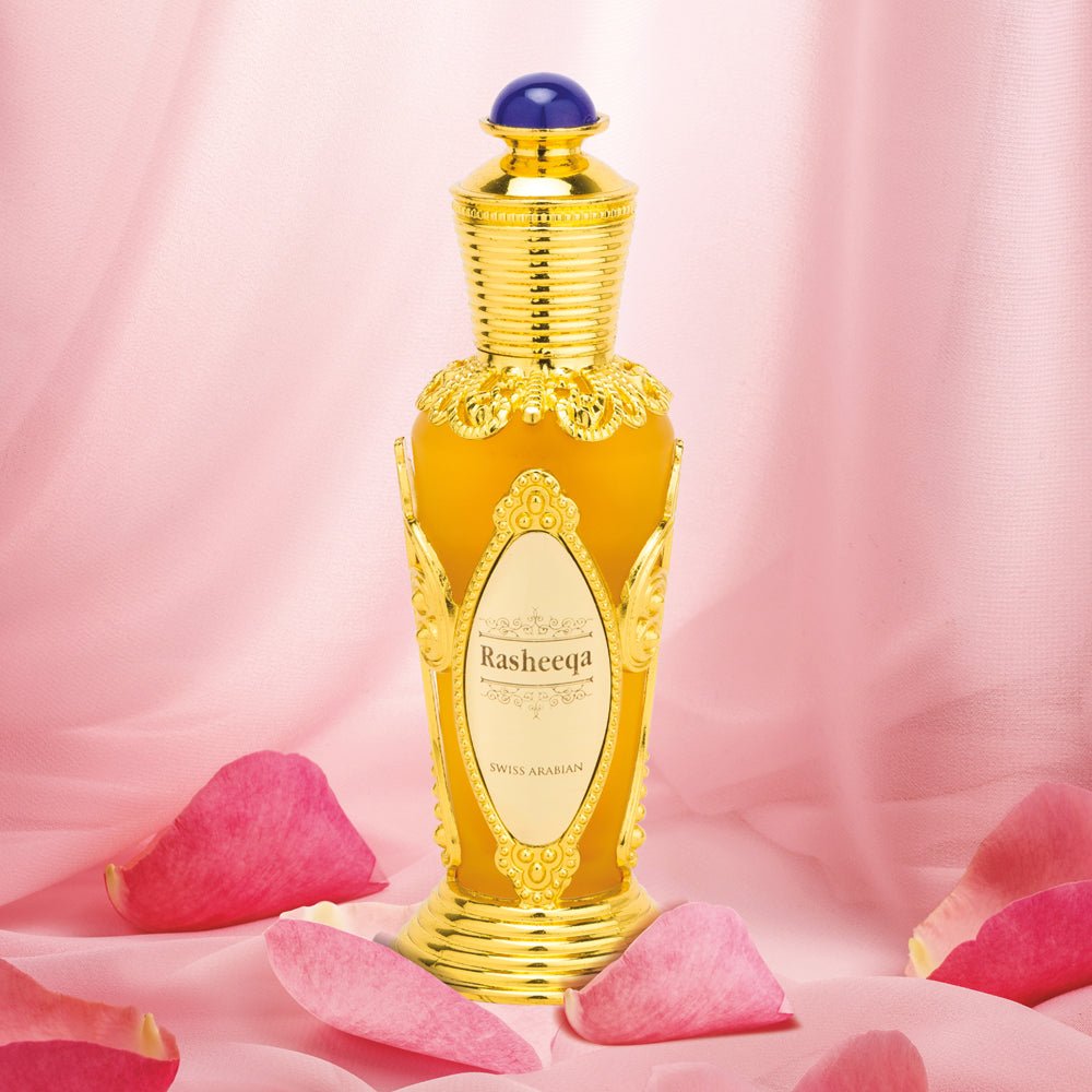 Official Swiss Arabian Rasheeqa 20ml concentrated perfume oil bottle